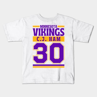 Minnesota Vikings C. J. Jam 30 American Football Edition 3 Kids T-Shirt